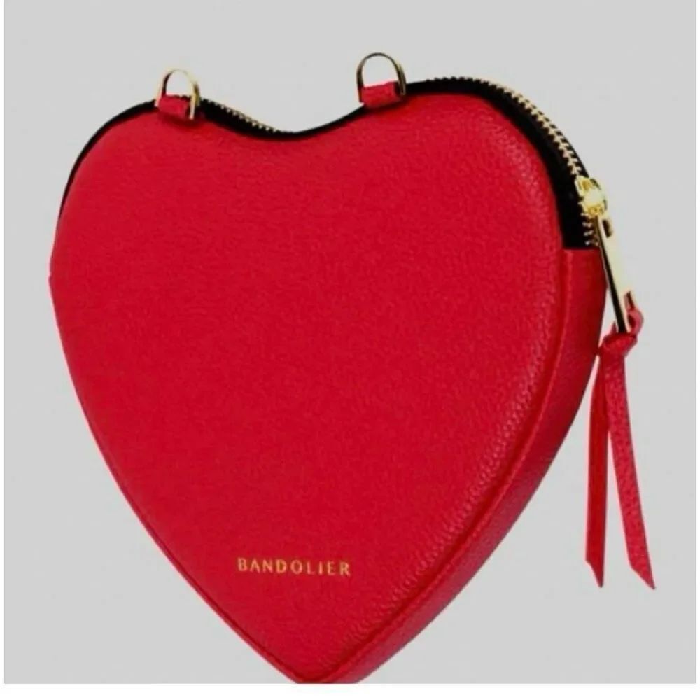 EUC bandolier lily heart expanded crossbody pouch /bag/purse * pouch only*